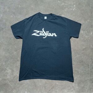 ☀️ Zildjian Cymbals Graphic Tee Mens Size Medium Black